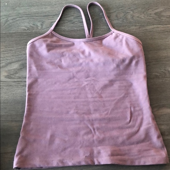 lululemon athletica Tops - Lulu lemon mauve power y tank top size 6 lululemon athletica Tops - Lulu lemon mauve power y tank top size 6